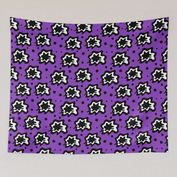 Item preview, Wild Purple White Abstract Pattern designed and sold by palaco210.