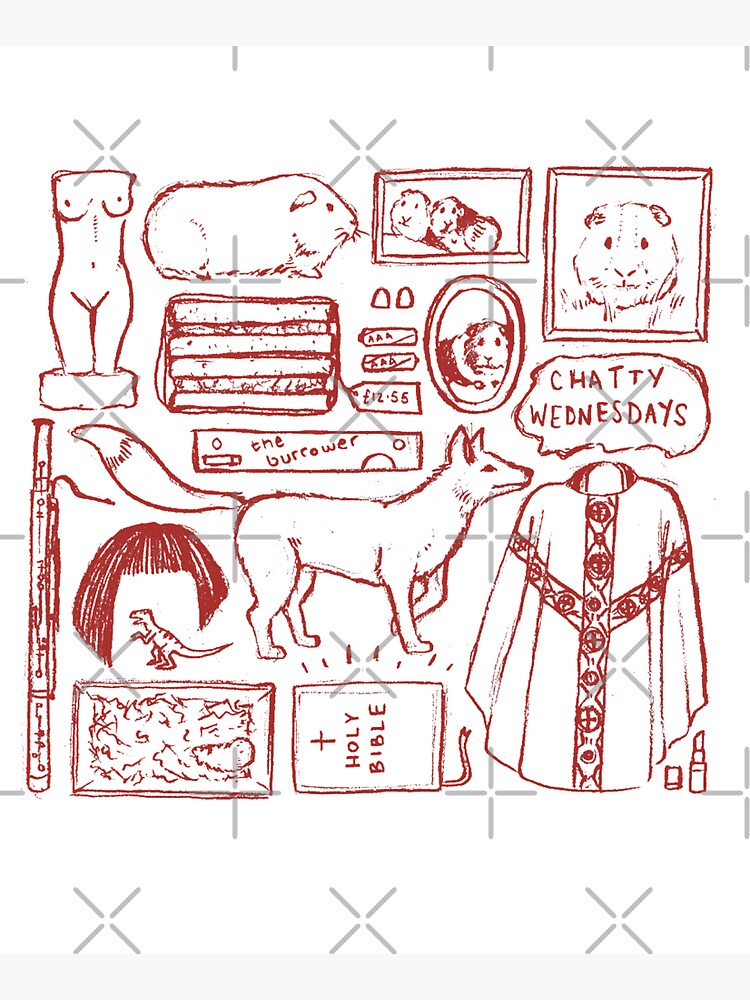 Thumbnail 5 of 5, Tote Bag, FLEABAG illustration designed and sold by flatlaydesign.