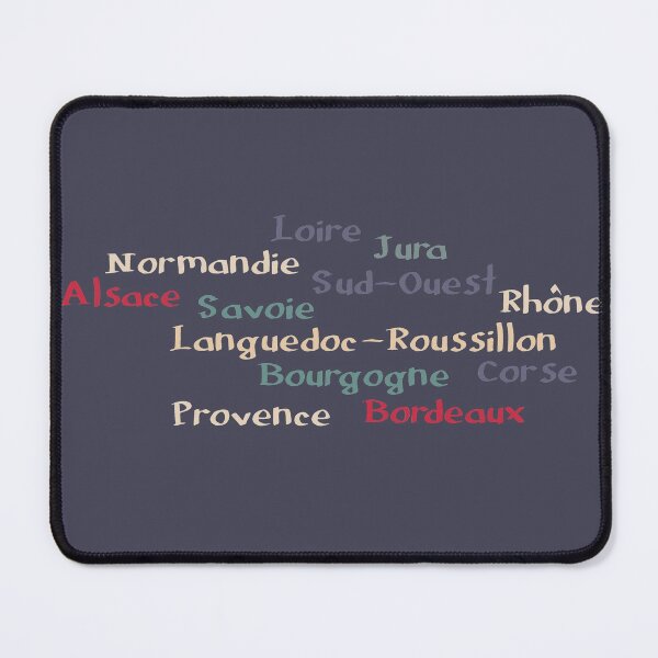 Item preview, Major French wine regions designed and sold by GreenNote.