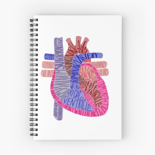 Item preview, Anatomical Heart with Labels designed and sold by Lexi Edwards.