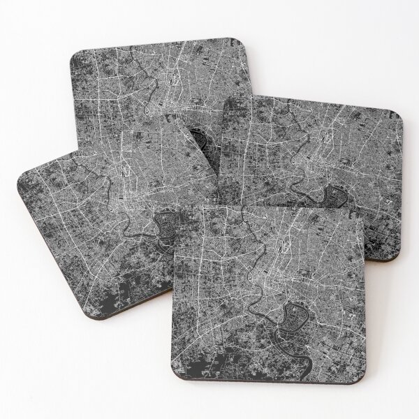 Item preview, Bangkok Black Map designed and sold by multiplicitymap.