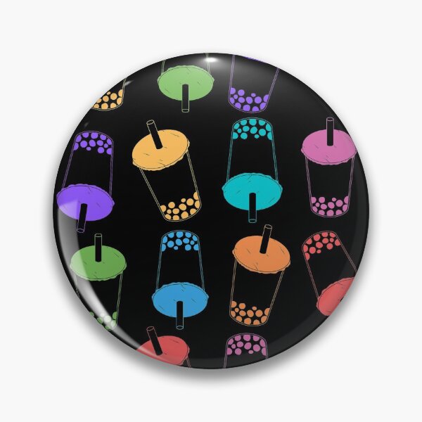 Item preview, Bubble Tea Multi on Black designed and sold by bom-iseul.