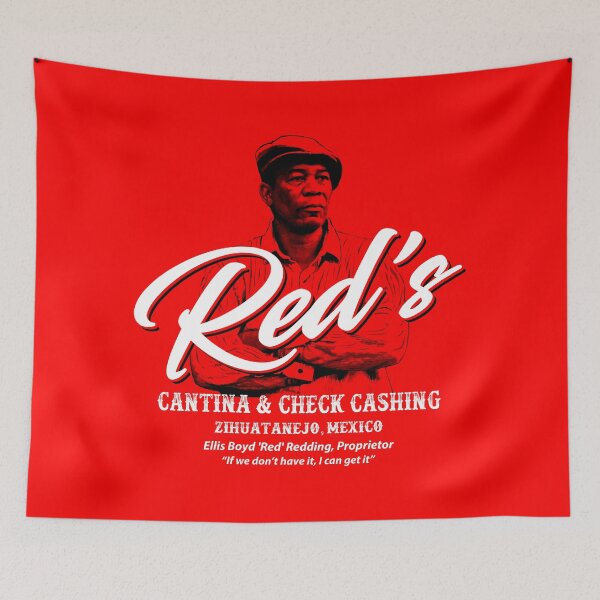 Item preview, Red's Cantina and Check Cashing designed and sold by Alema Art.