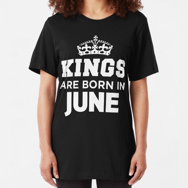 Queens Are Born In July Fitted Cotton T-Shirt Birthday Present Gemini Leo