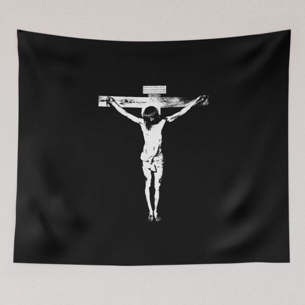 Item preview, Crucifix with Jesus Christ black and white designed and sold by Brasilia.
