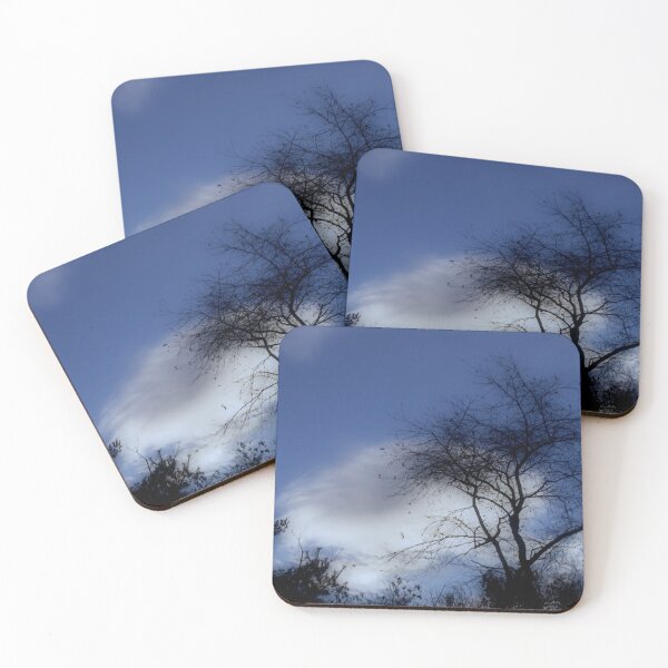 Item preview, Dark Night Sky with Clouds Blue Black designed and sold by JariHawk.