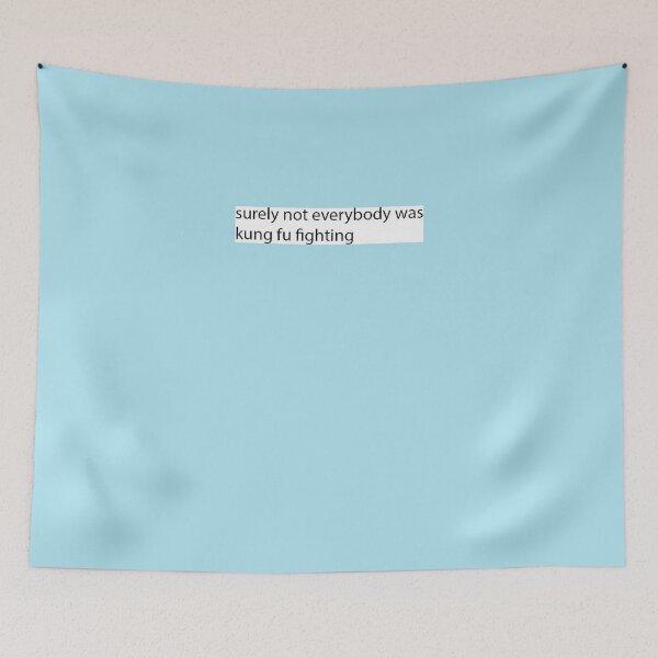 Item preview, Surely not everybody was kung fu fighting Sticker designed and sold by LisaTurne.
