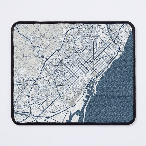 Item preview, Barcelona City Map of Spain - Coastal designed and sold by deMAP.