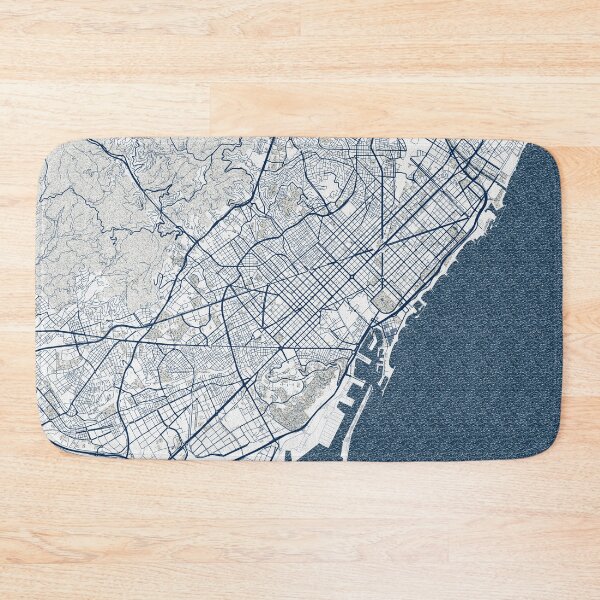 Item preview, Barcelona City Map of Spain - Coastal designed and sold by deMAP.