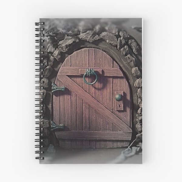 Item preview, Fantasy Little Elf Door Focal Black and White designed and sold by JariHawk.