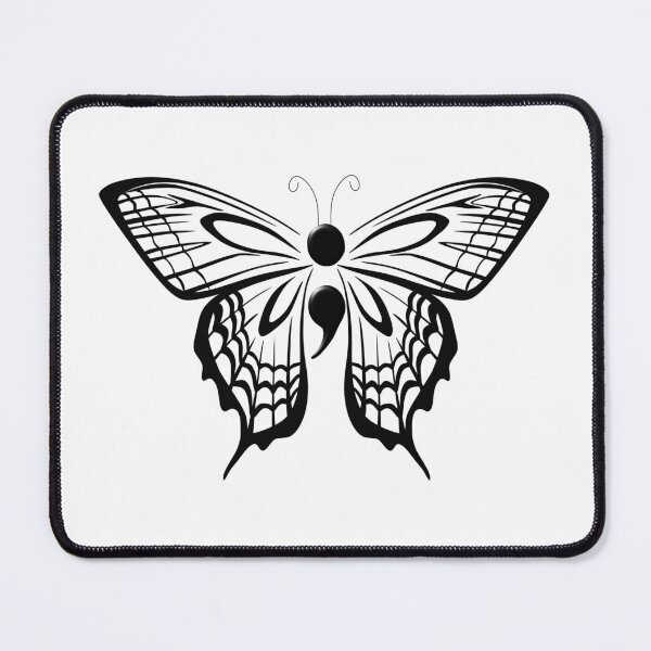 Item preview, Suicide Awareness Butterfly Semicolon designed and sold by Danielle Loscig.