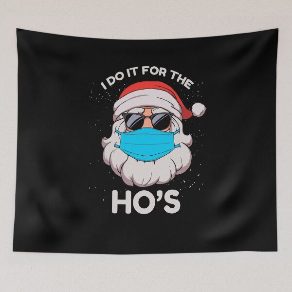 Item preview, I Do It for The Hos Ugly Christmas, Funny Inappropriate Xmas Santa Tee designed and sold by PrintOfi.