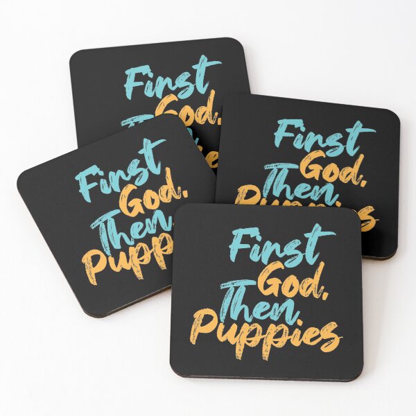 Item preview, First God Then Puppies designed and sold by Creatively Torn.
