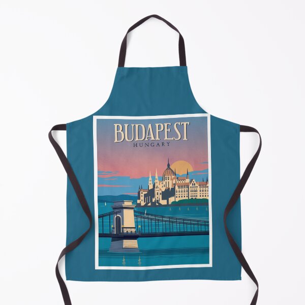 Item preview, BUDAPEST HUNGARY : Vintage Travel Advertising Print designed and sold by posterbobs.