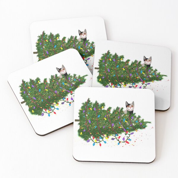 Item preview, Christmas Tree Down by Cat funny designed and sold by Cedarrue.