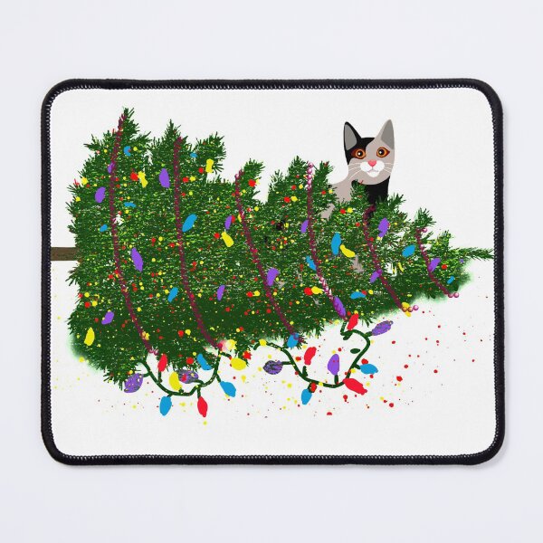 Item preview, Christmas Tree Down by Cat funny designed and sold by Cedarrue.