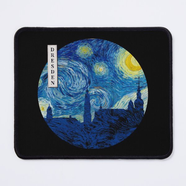 Item preview, Dresden Starry Night Van Gogh Circle designed and sold by DFerraz.