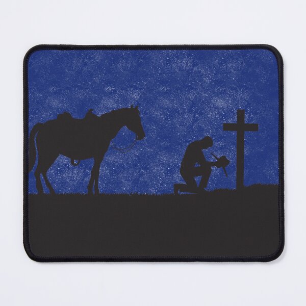 Item preview, Cowboy Kneeling in Prayer designed and sold by squalkerTee.
