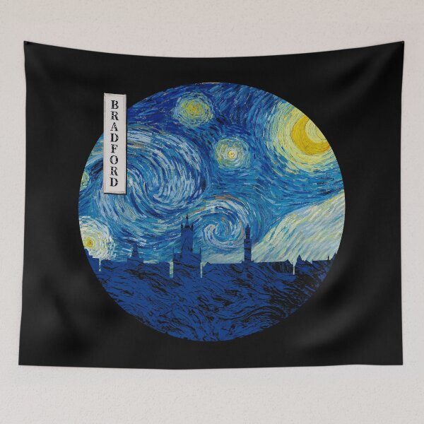Item preview, Bradford Starry Night Van Gogh Circle designed and sold by DFerraz.
