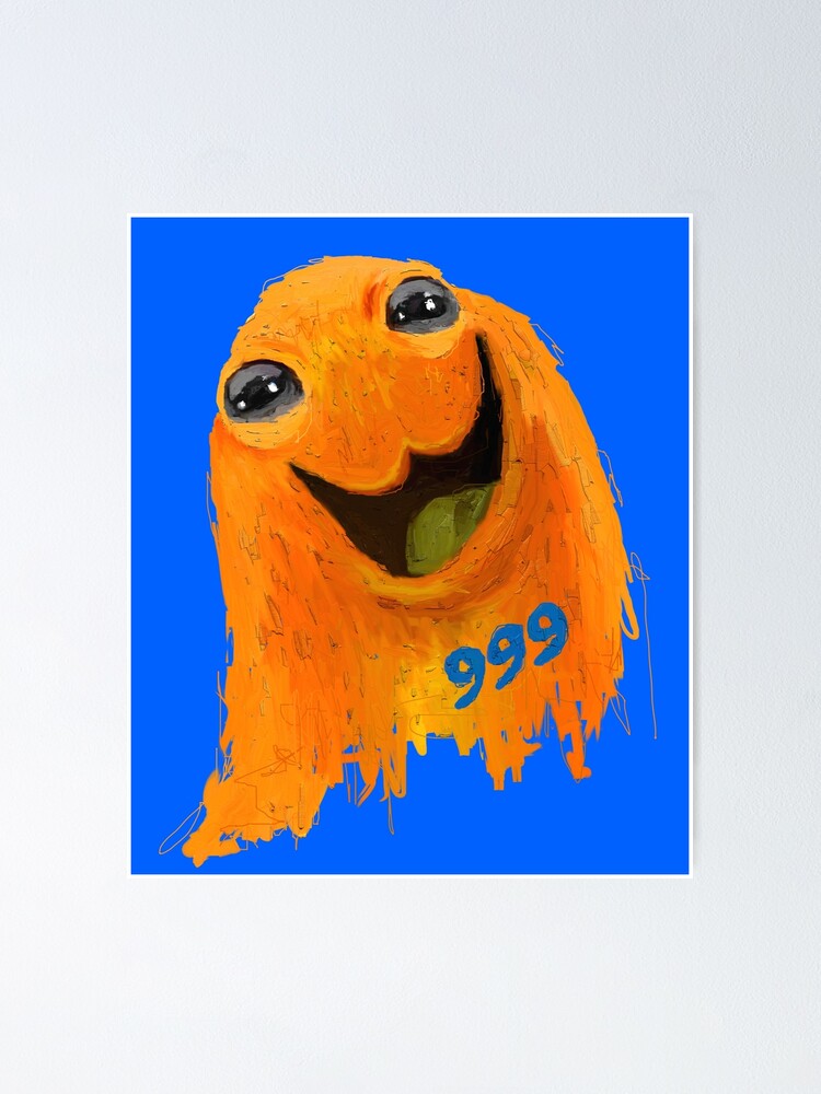 SCP-999 orange blob tickle monster Postcard for Sale by