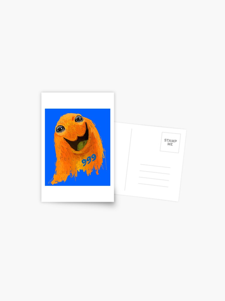 SCP-999 orange blob tickle monster Postcard for Sale by