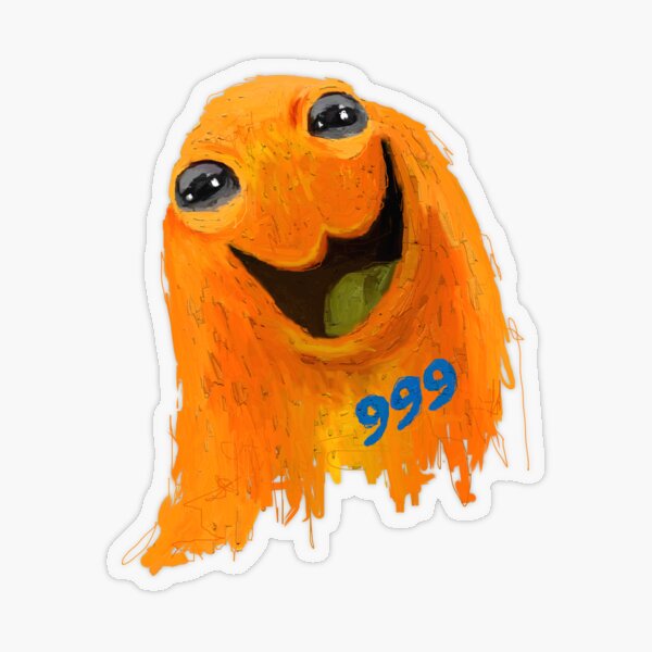 SCP-999 Tickle Monster Vinyl Sticker – Newscape Studios