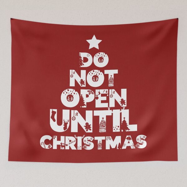 Item preview, Do not open until Christmas designed and sold by enriquepma.