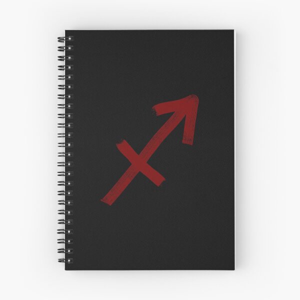 Item preview, Red Sagittarius on black paper designed and sold by JJLosh.