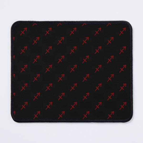Item preview, Red Sagittarius on black paper designed and sold by JJLosh.