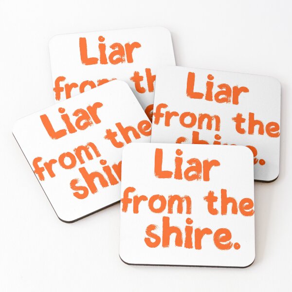 Item preview, Liar from the Shire. in Distres Orange designed and sold by DavidMay.