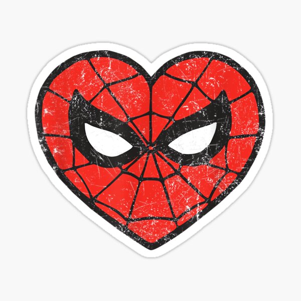 Spider Heart Sticker