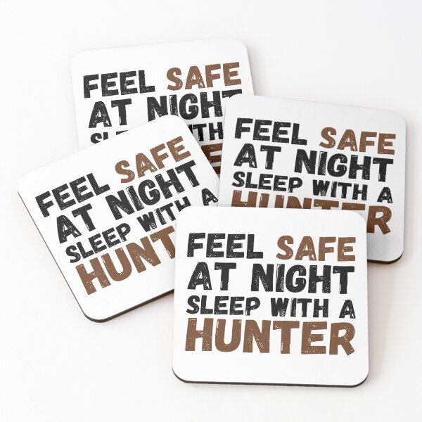Item preview, Hunting Humor - Feel Safe At Night Sleep With A Hunter designed and sold by Krysanthe.