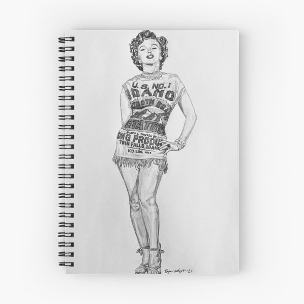 Item preview, Marilyn Monroe potato sack dress  designed and sold by BryanWhipple.