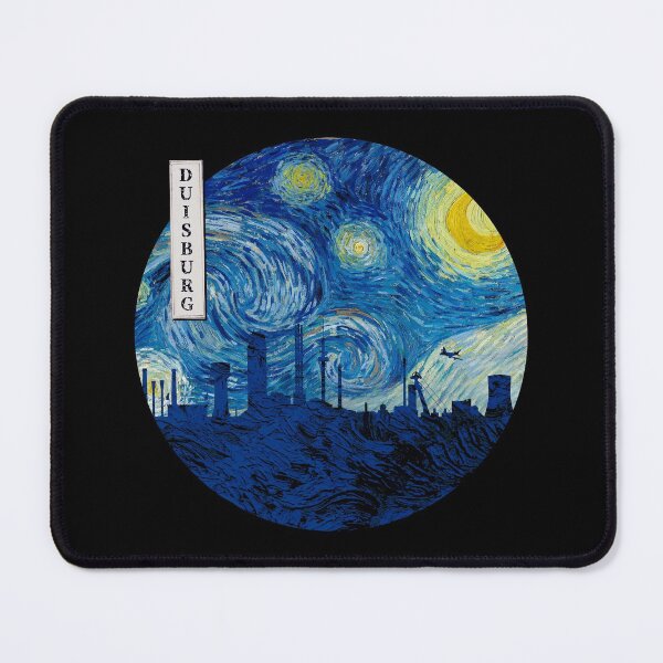 Item preview, Duisburg Starry Night Van Gogh Circle designed and sold by DFerraz.