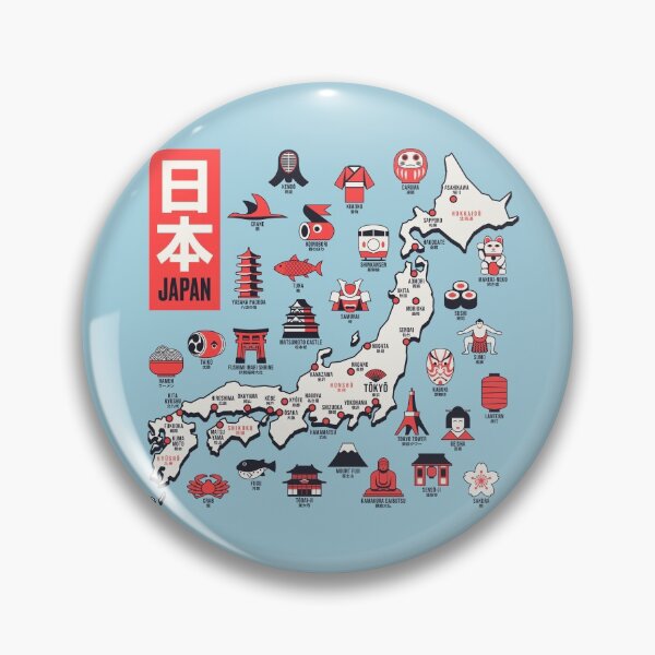 Item preview, Japan Map - Outline Sky designed and sold by VoodooCircus.