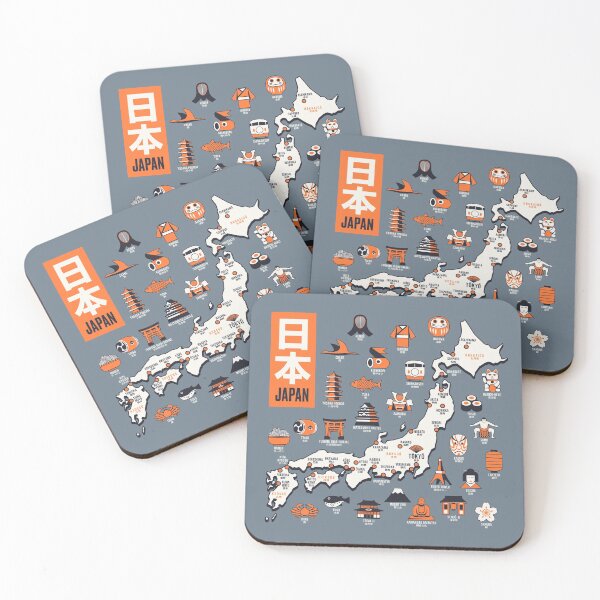 Item preview, Japan Map - Outline Slate designed and sold by VoodooCircus.