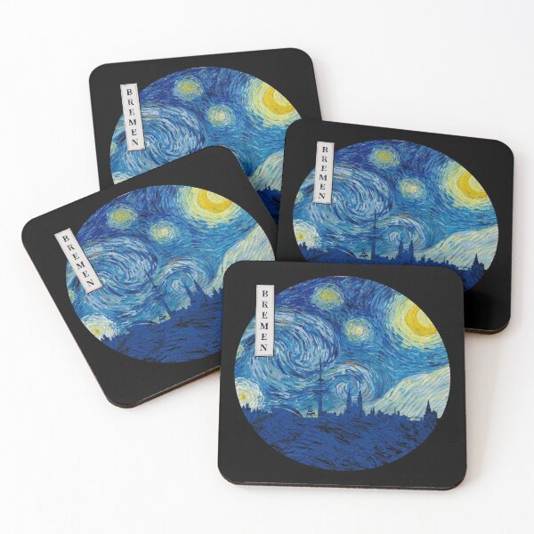 Item preview, Bremen Starry Night Van Gogh Circle designed and sold by DFerraz.