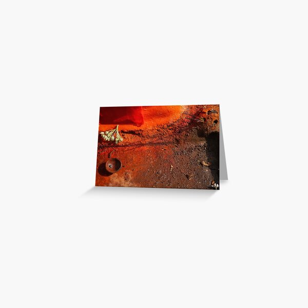 in a holy place Greeting Card