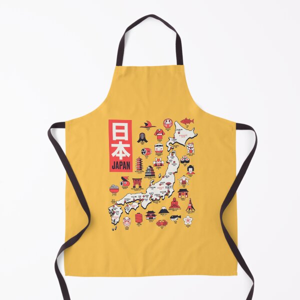 Item preview, Japan Map - Outline Yellow designed and sold by VoodooCircus.