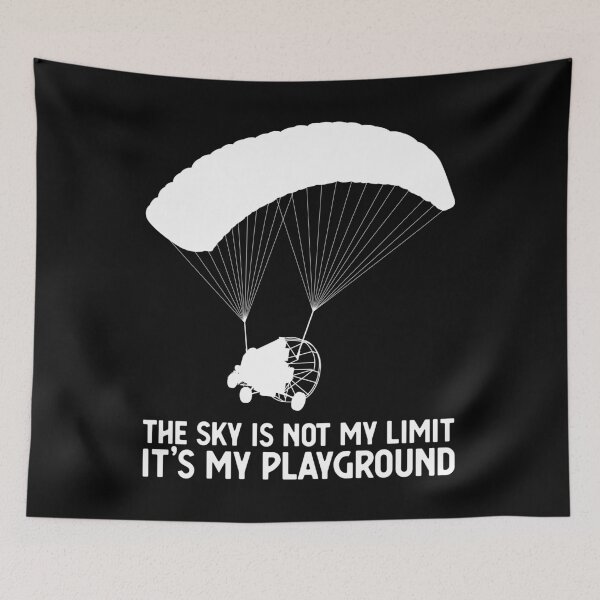 Item preview, Sky Playground PPC Paragliding Powered Parachute graphic designed and sold by jakehughes2015.