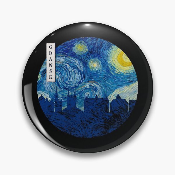 Item preview, Gdansk Starry Night Van Gogh Circle designed and sold by DFerraz.