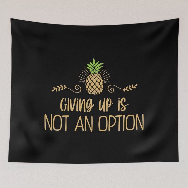 Item preview, Not An Option Inspirational Quote Infertility IVF Pineapple graphic designed and sold by jakehughes2015.