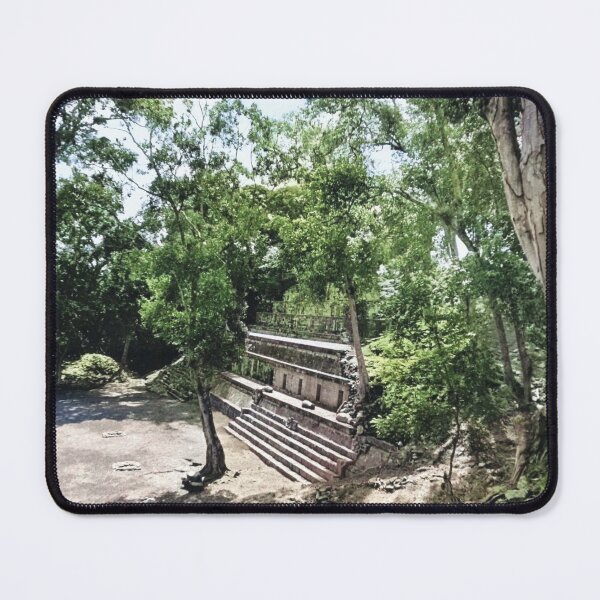 Item preview, Colorized Vintage Photo of Copan Mayan Ruins of Honduras designed and sold by JerryFrank.