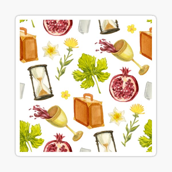 Persephone Pattern Sticker