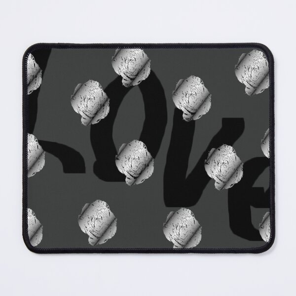 Item preview, Love silver flowers (black) designed and sold by MsTyson.