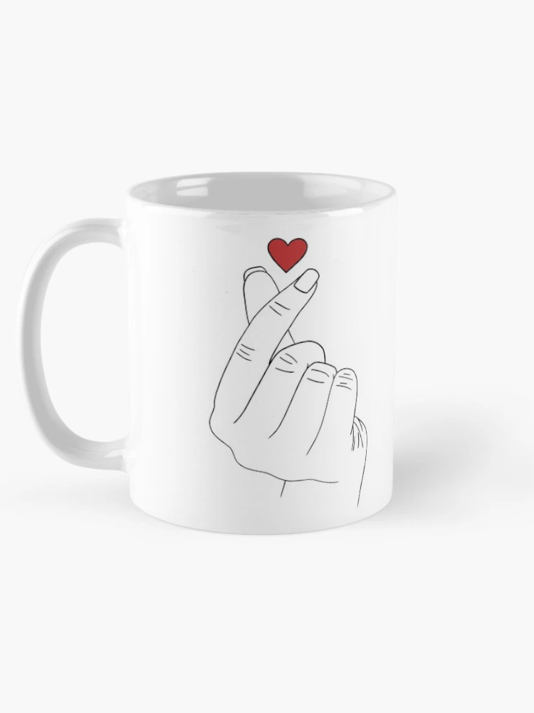 Thumbnail 5 of 6, Coffee Mug, Finger Heart designed and sold by Reeseworks.