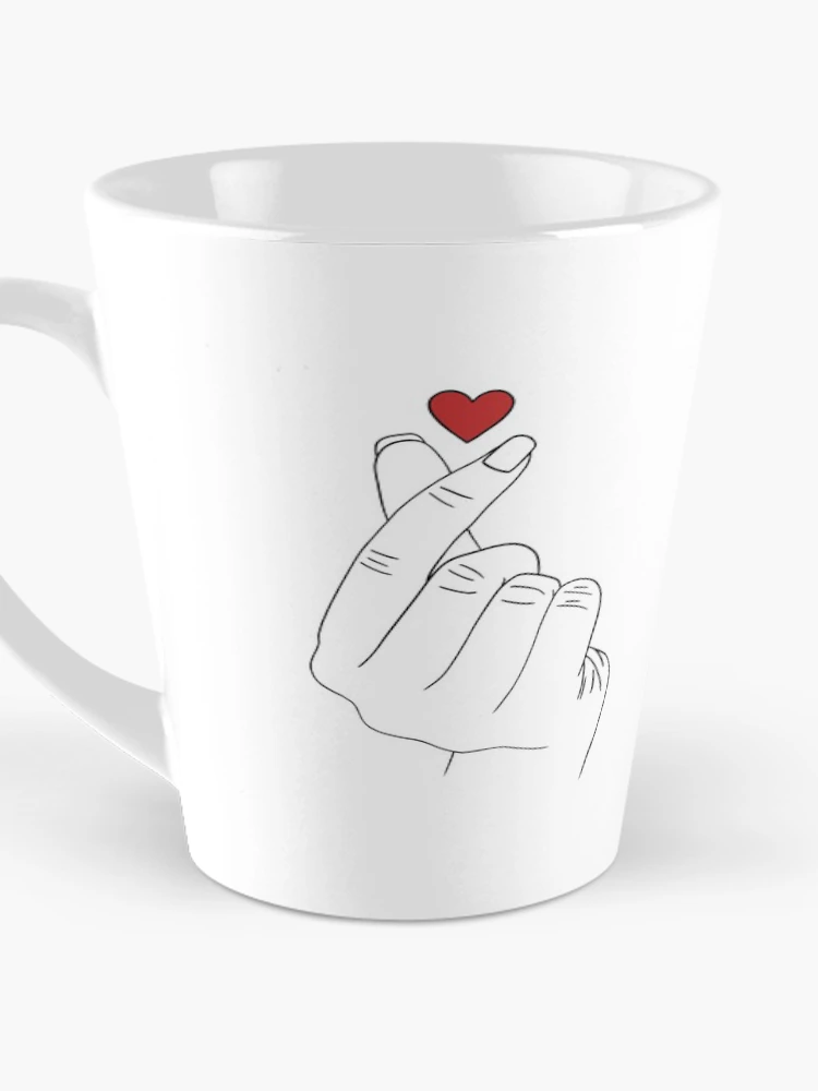 Thumbnail 3 of 4, Coffee Mug, Finger Heart designed and sold by Reeseworks.