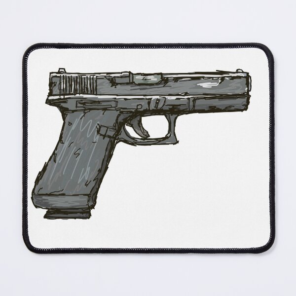 Comic - Glock 17 Gen 3  Mouse Pad