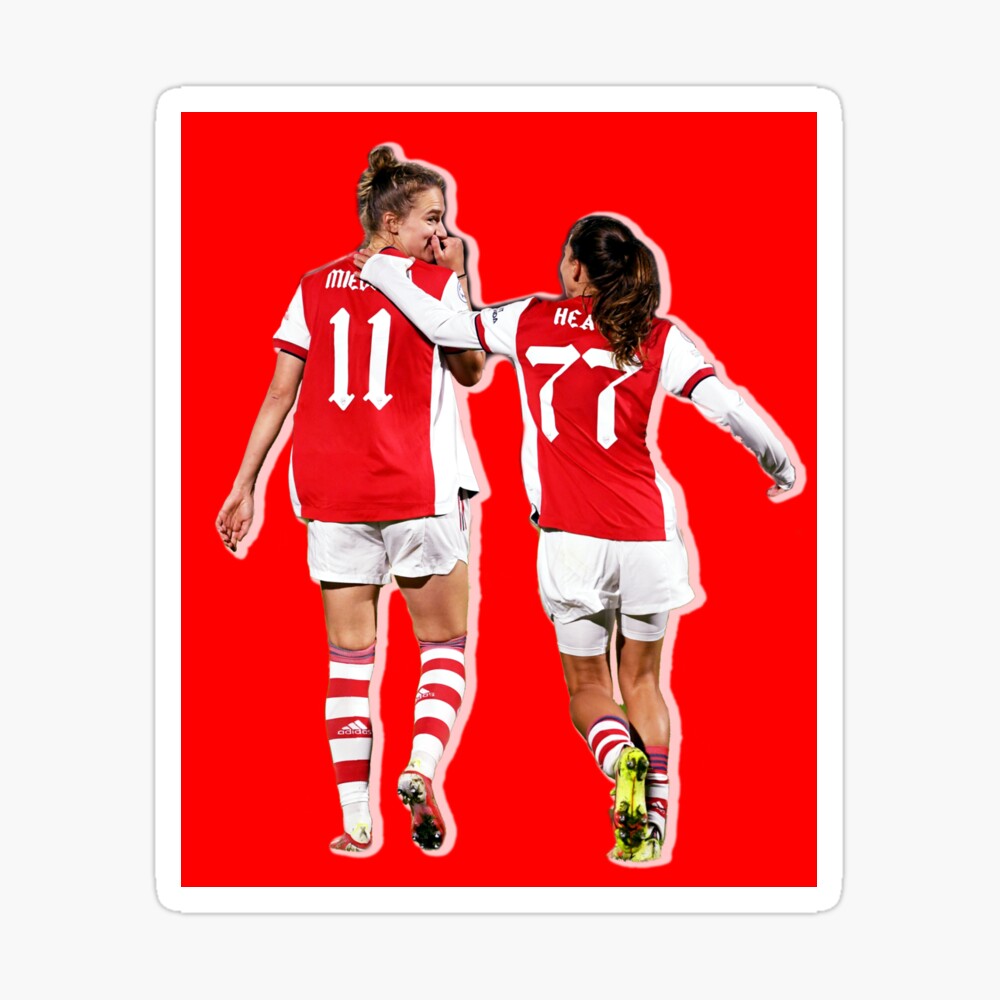 Vivianne Miedema Arsenal 11 Jersey Sticker for Sale by Hevding