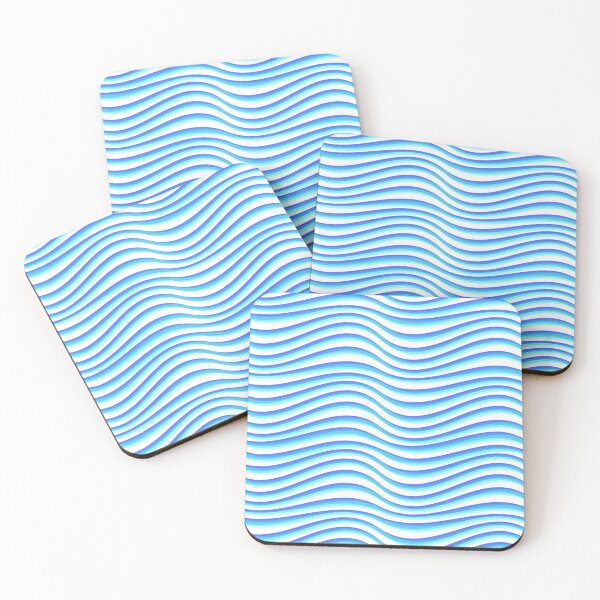 Item preview, Blue Wave Line Art designed and sold by Kris Kuhn.
